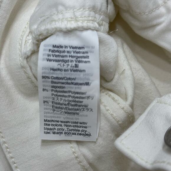 J.Crew Mercantile White Skinny Jeans Size 25/28 Stretch - Picture 5 of 8